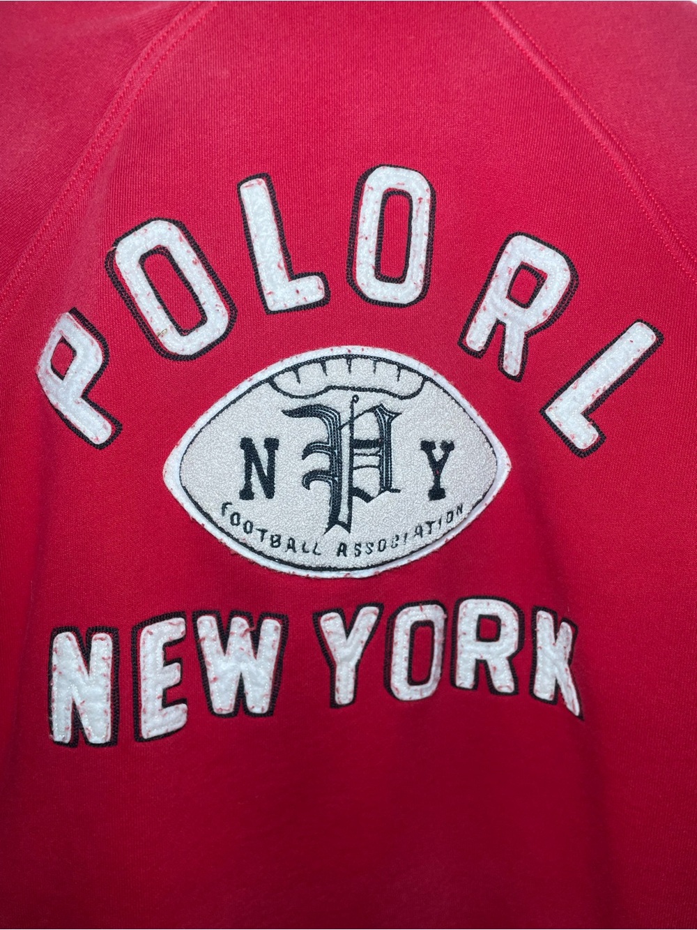 Vintage Polo Ralph Lauren Varsity Jacket Indian Head Chief Champs Red Size M - Picture 10 of 16